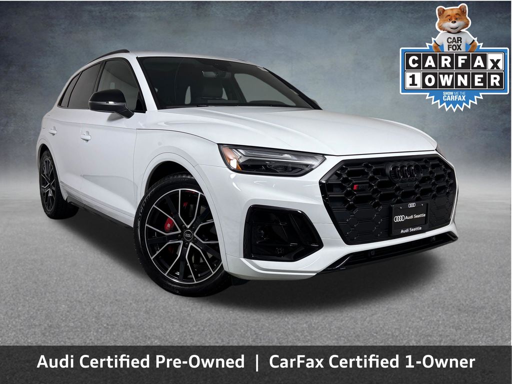 Glacier White Metallic 2025 Audi SQ5 SUV / Crossover All-Wheel Drive 8-Speed Automatic