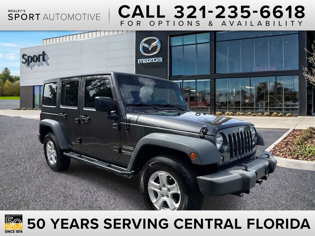 Gray (Granite Crystal Metallic Clearcoat) 2017 Jeep Wrangler SUV / Crossover Four-Wheel Drive 5-Speed Automatic
