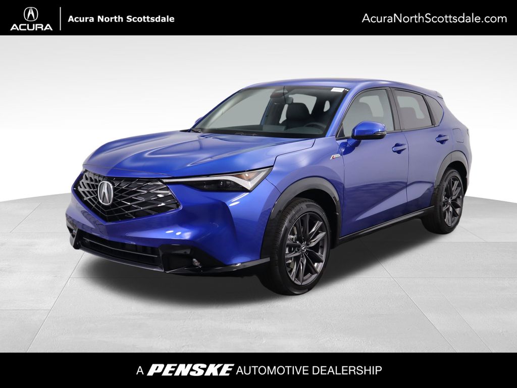 Adriatic Blue Sea Metallic 2025 Acura ADX FWD with A-SPEC Package SUV / Crossover Front-Wheel Drive Continuously Variable Transmission