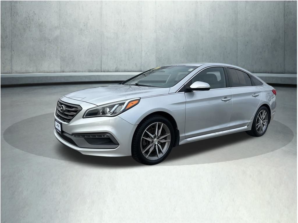 2017 Hyundai Sonata 2.0T Sport FWD with Black Leather Interior