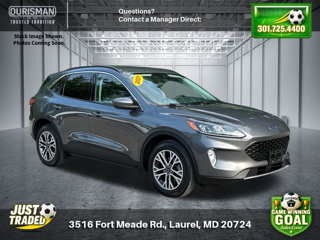 Gray Metallic 2021 Ford Escape SUV / Crossover All-Wheel Drive 8-Speed Automatic