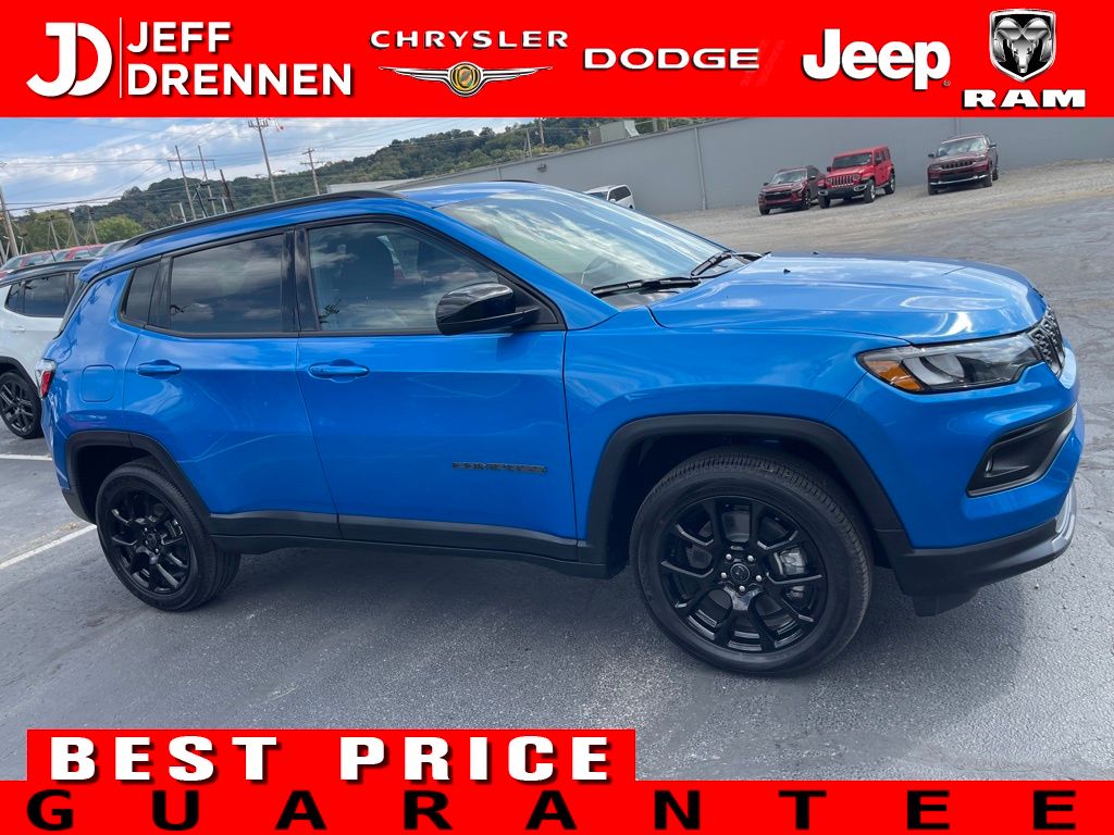 Hydro Blue Pearlcoat 2025 Jeep Compass SUV / Crossover Four-Wheel Drive 8-Speed Automatic