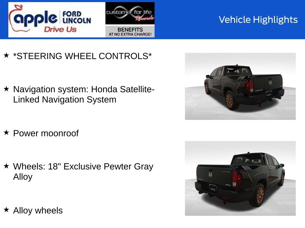 2022 Honda Ridgeline RTL-E