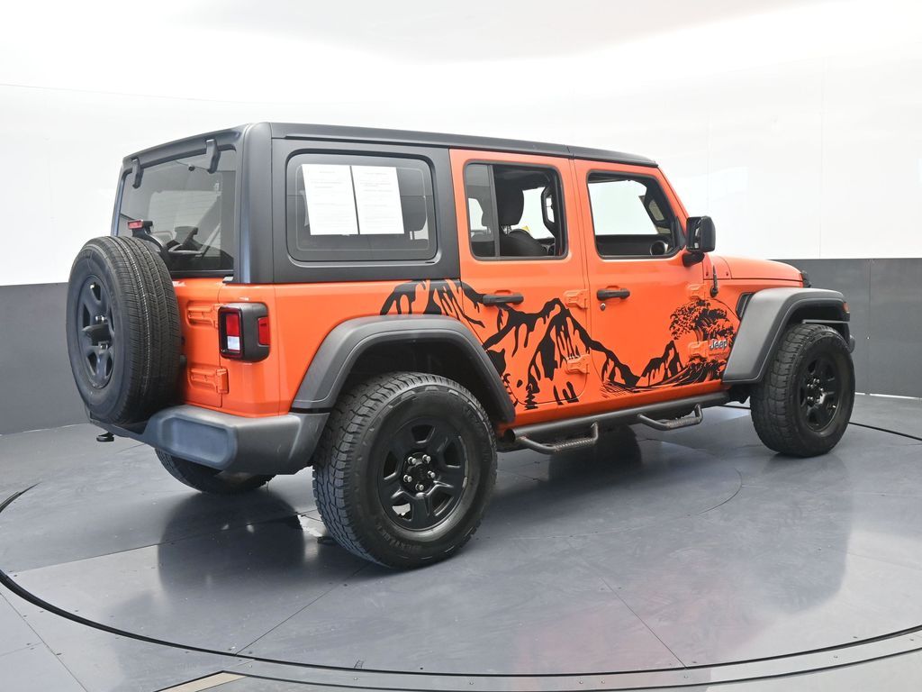 Used 2018 Punkn Metallic Clearcoat Jeep Unlimited Sport image 6