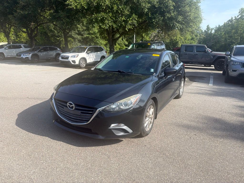 Jet Black 2014 Mazda MAZDA3 Sedan Front-Wheel Drive 6-Speed Automatic