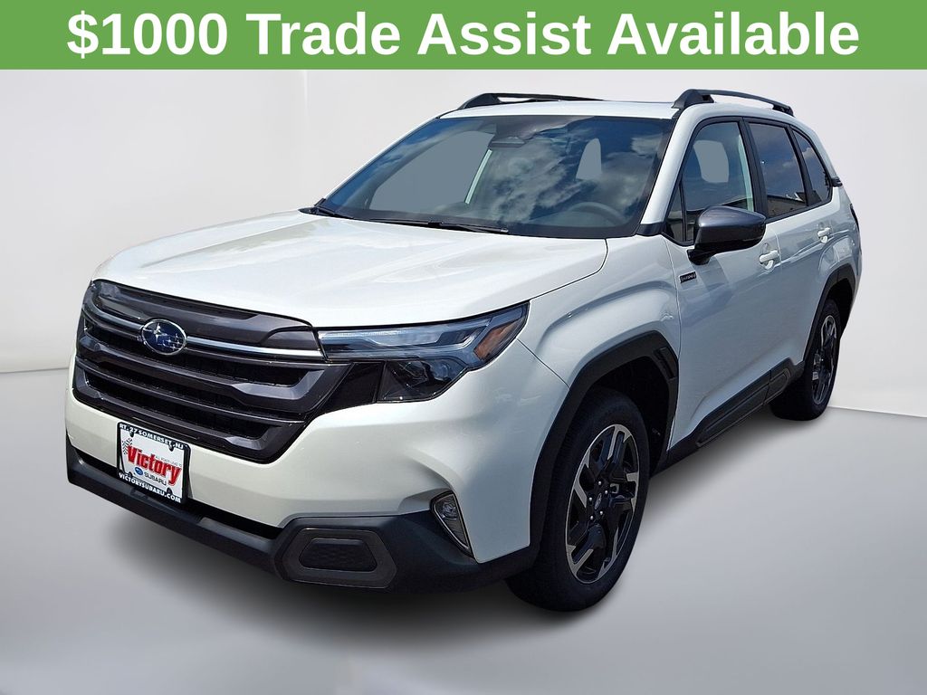 Crystal White Pearl 2026 Subaru Forester Hybrid SUV / Crossover All-Wheel Drive Continuously Variable Transmission