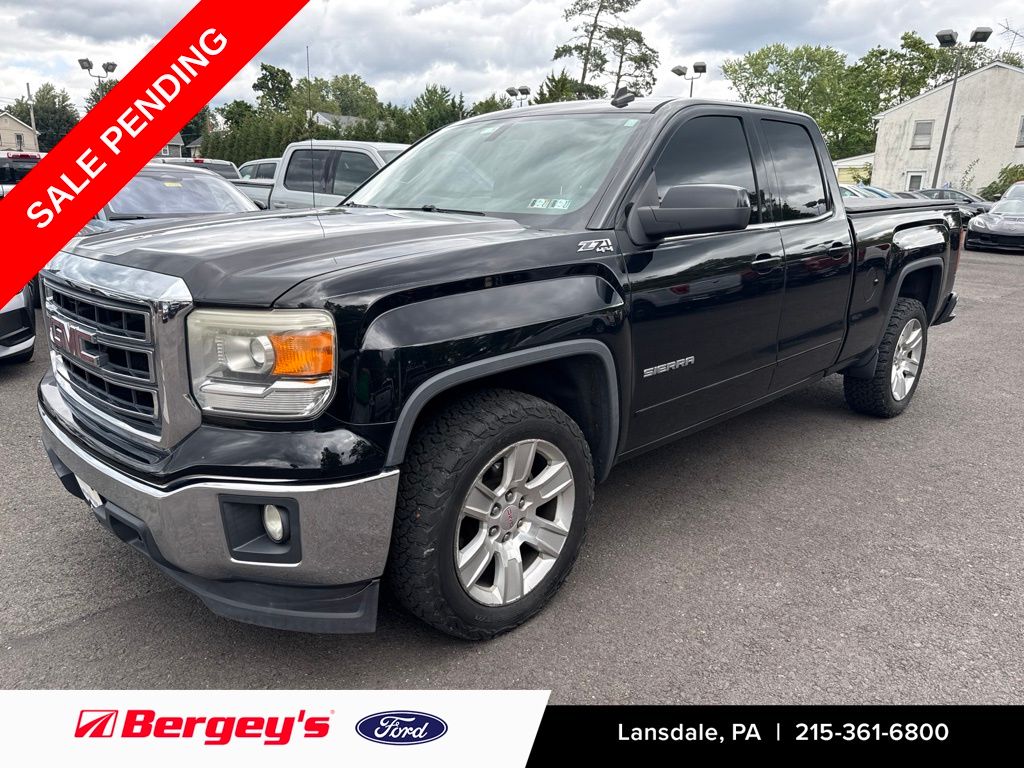 Onyx Black 2014 GMC Sierra 1500 Pickup Truck Four-Wheel Drive 6-Speed Automatic Overdrive