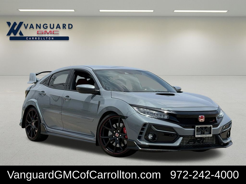 Sonic Gray Pearl 2021 Honda Civic Type R Hatchback Front-Wheel Drive 6-Speed Manual