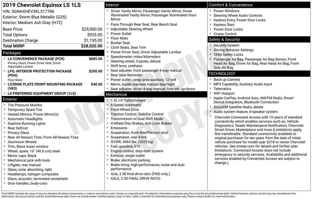Used 2019 Chevrolet Equinox SUV