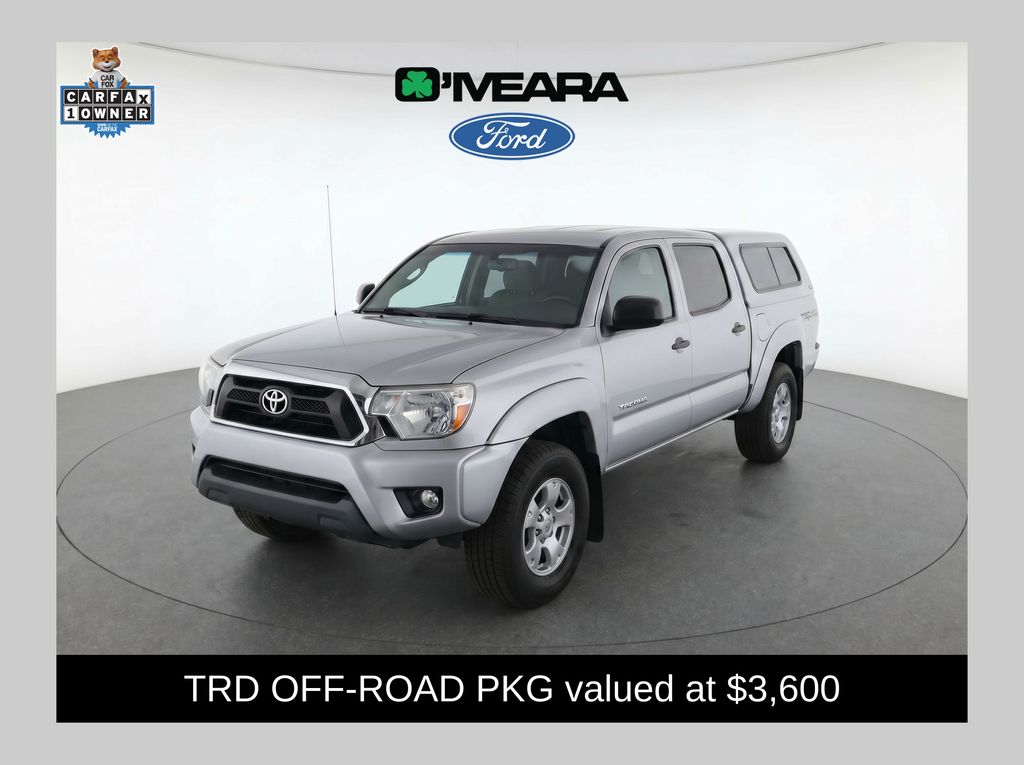 Silver Streak Metallic 2013 Toyota Tacoma Double Cab SB V6 4WD Pickup Truck Four-Wheel Drive 5-Speed Automatic Overdrive