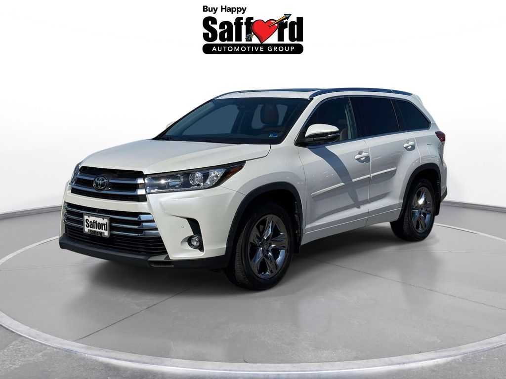 White (Blizzard Pearl) 2019 Toyota Highlander Limited Platinum AWD SUV / Crossover All-Wheel Drive 8-Speed Automatic