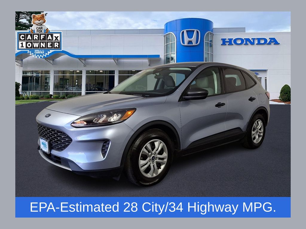 Iced Blue Silver Metallic 2022 Ford Escape S FWD SUV / Crossover Front-Wheel Drive Automatic