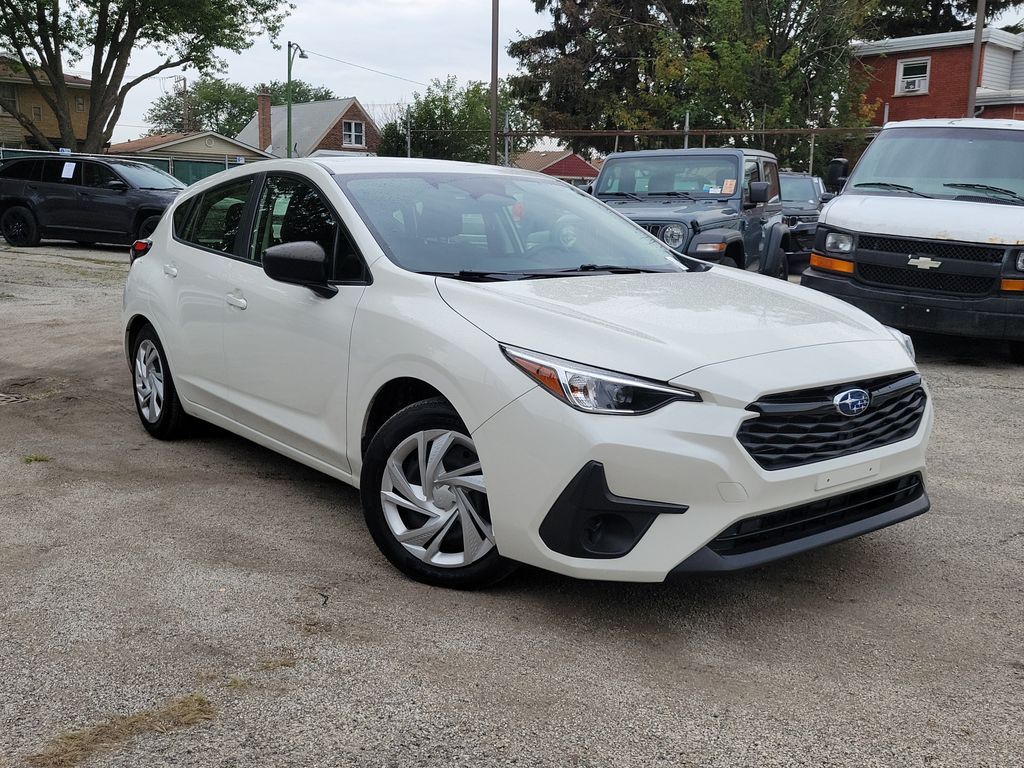 Crystal White Pearl 2024 Subaru Impreza Wagon All-Wheel Drive Continuously Variable Transmission