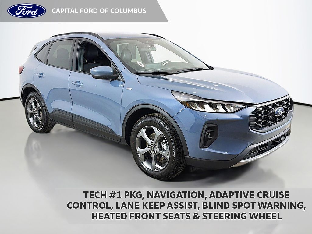 Vapor Blue Metallic 2025 Ford Escape Hybrid ST-Line Select AWD SUV / Crossover All-Wheel Drive Continuously Variable Transmission