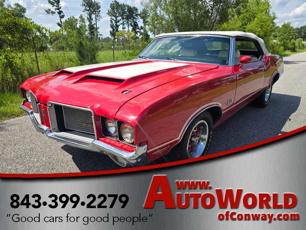 Red 1972 Oldsmobile Cutlass Coupe Automatic