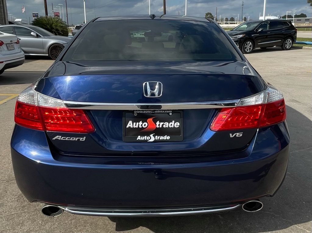 2013 Honda Accord EX-L Blue at Don McGill Toyota