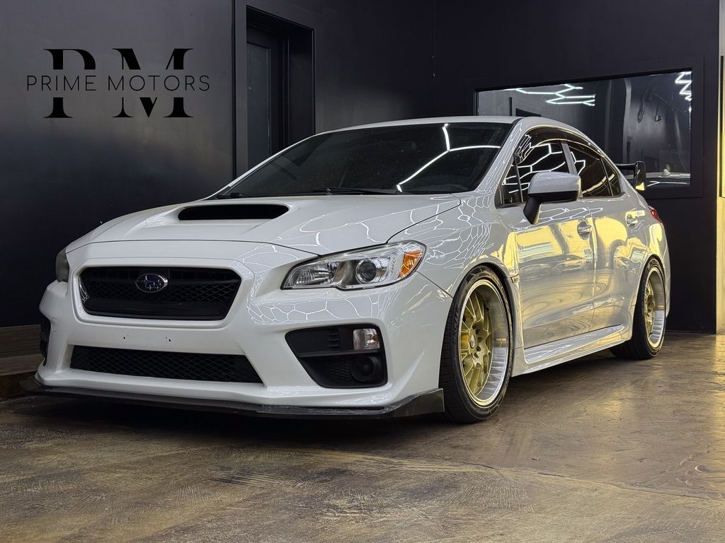 Crystal White Pearl 2015 Subaru WRX Sedan Sedan All-Wheel Drive 6-Speed Manual