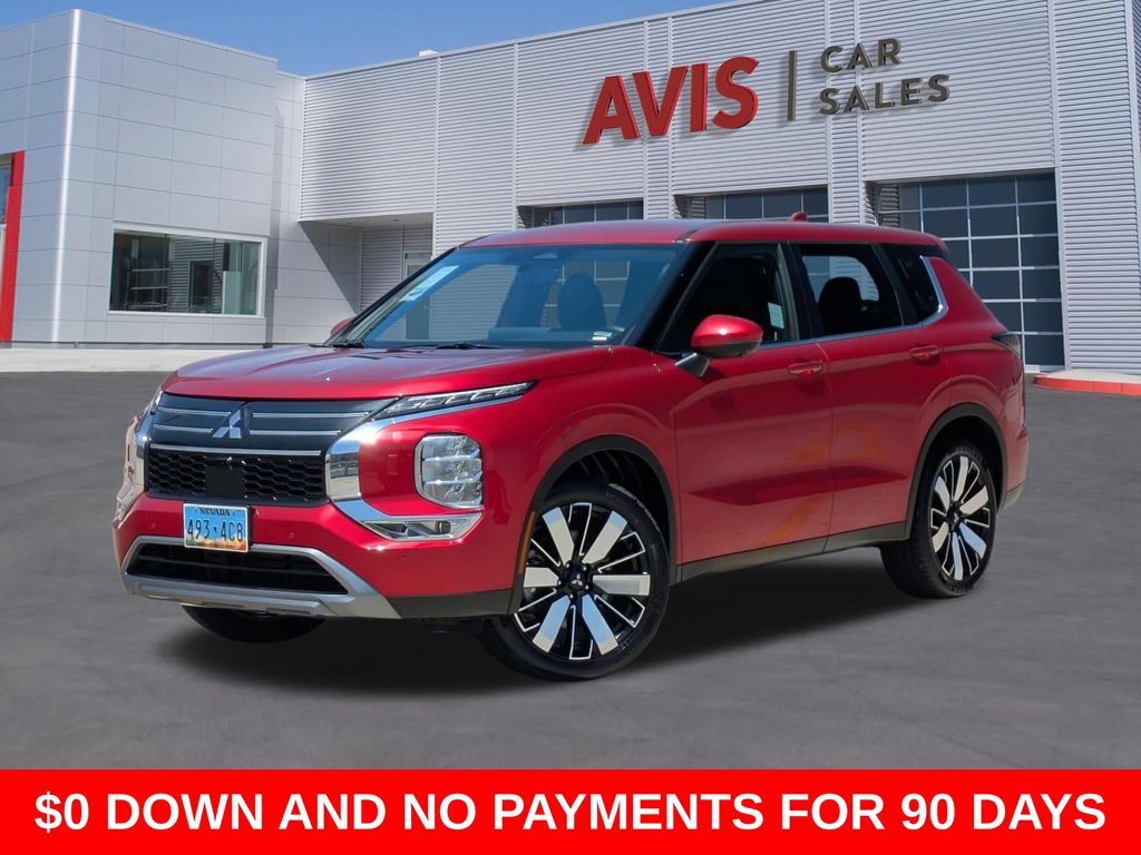 Red 2025 Mitsubishi Outlander SUV / Crossover Front-Wheel Drive Continuously Variable Transmission