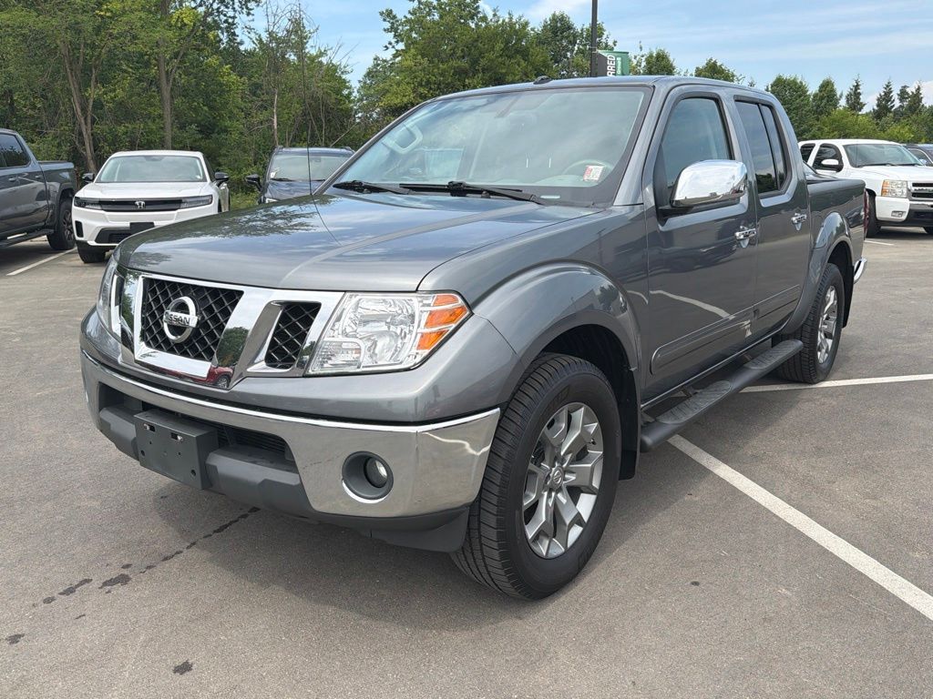 Gray (Gun Metallic) 2019 Nissan Frontier Pickup Truck Four-Wheel Drive 5-Speed Automatic Overdrive