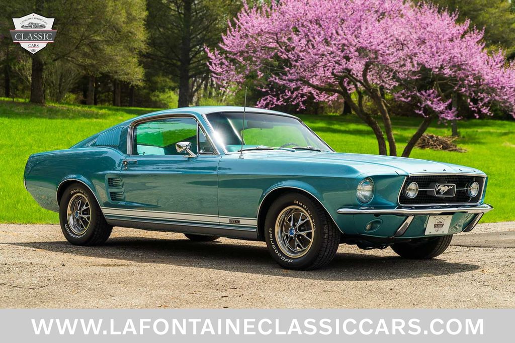 Teal (Aqua) 1967 Ford Mustang Coupe Automatic