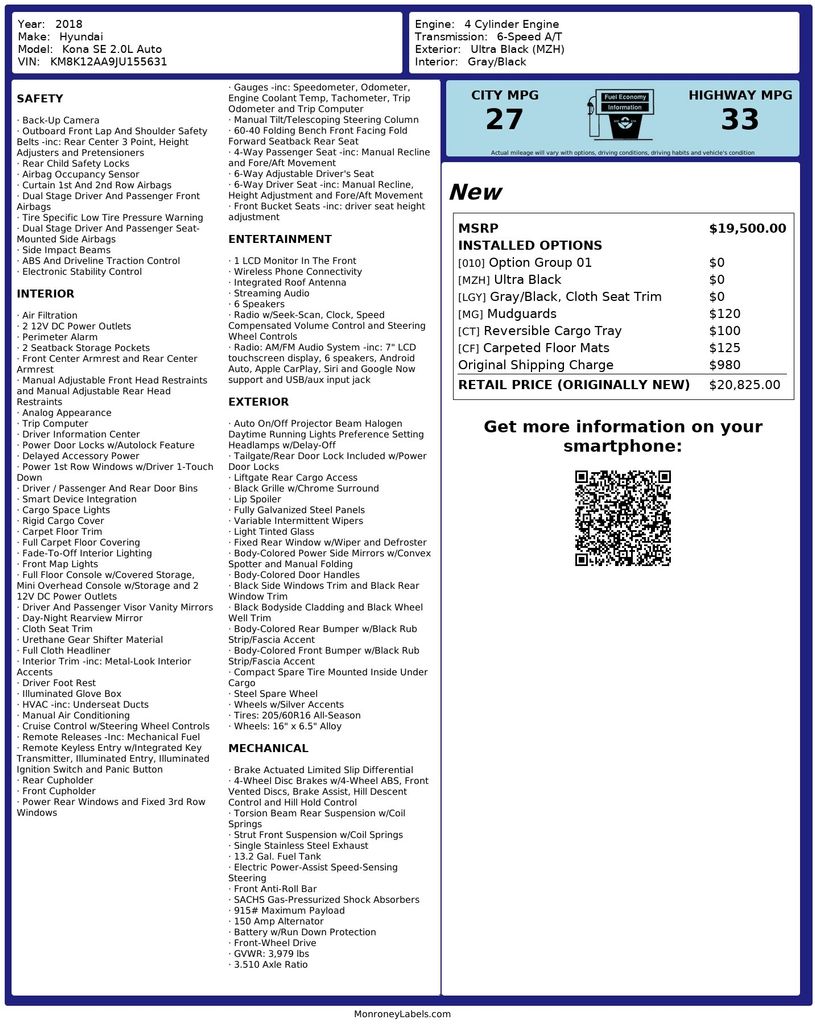 Thumbnail: 2018 Hyundai Kona - 21