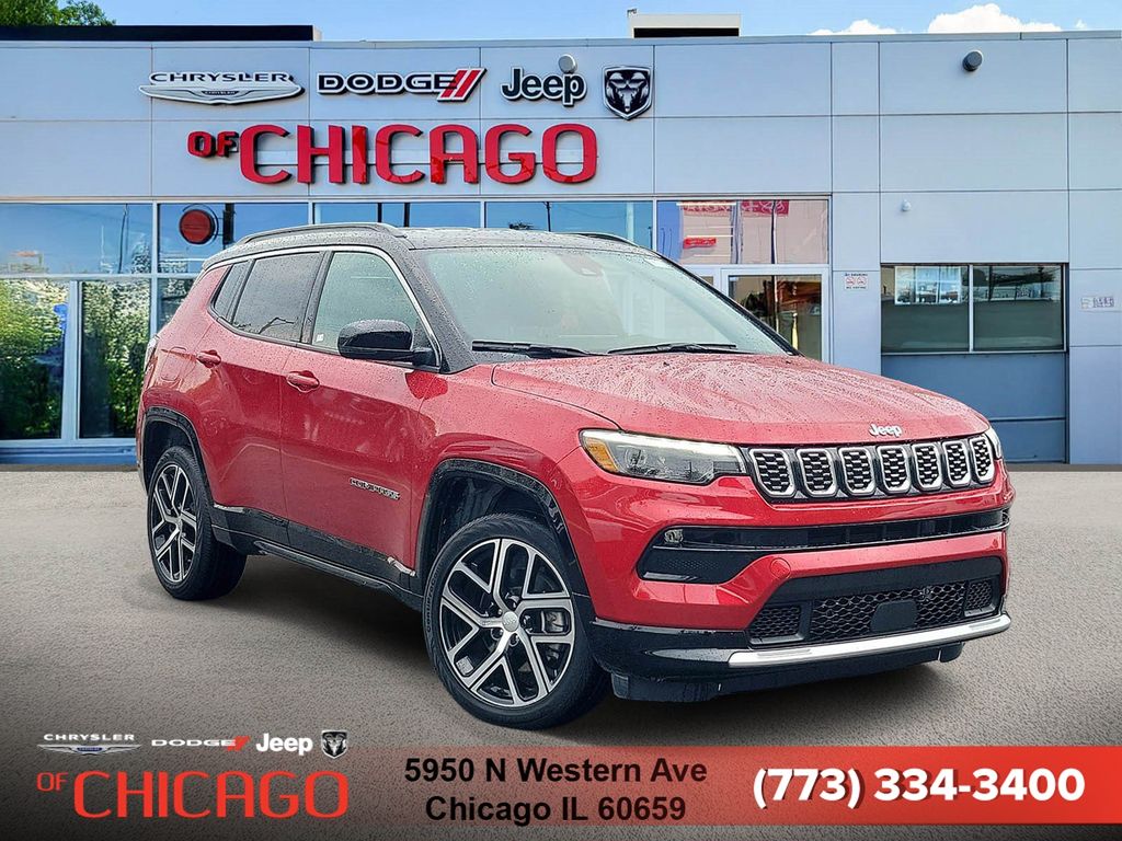 Red Hot Pearlcoat 2024 Jeep Compass SUV / Crossover Four-Wheel Drive 8-Speed Automatic