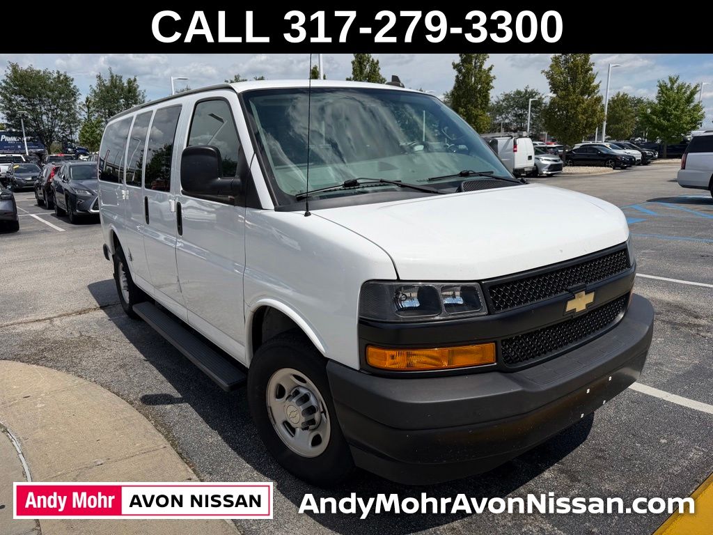 Summit White 2021 Chevrolet Express Van Rear-Wheel Drive 8-Speed Automatic Overdrive