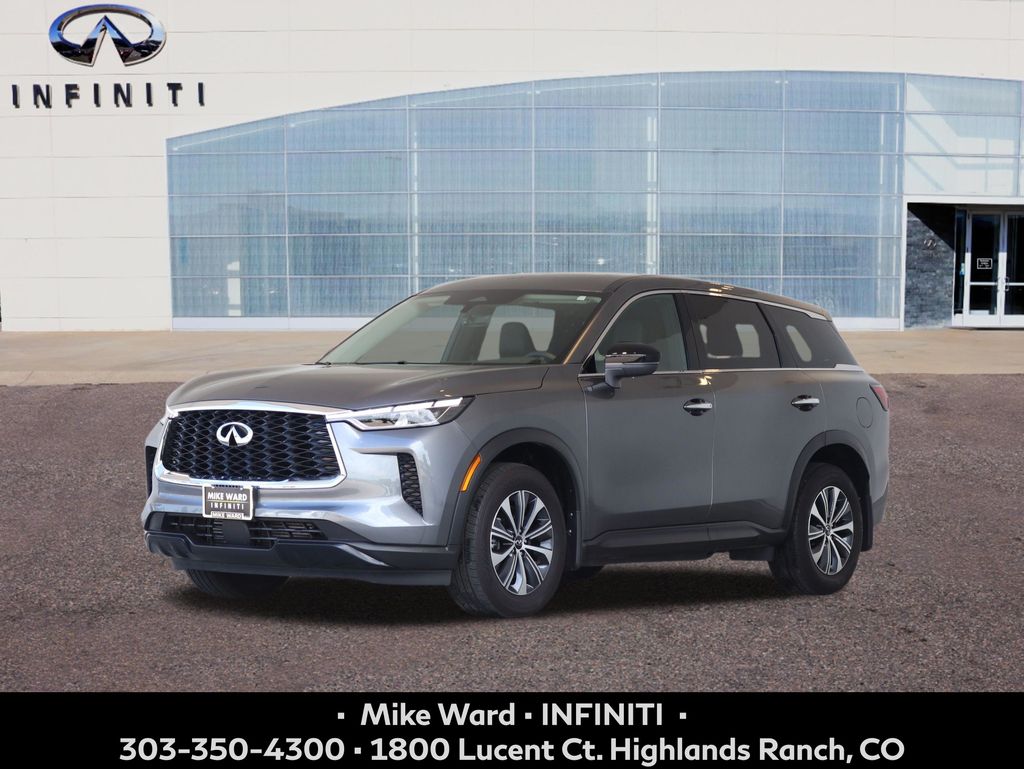 Gray (Graphite Shadow) 2025 INFINITI QX60 SUV / Crossover All-Wheel Drive 9-Speed Automatic