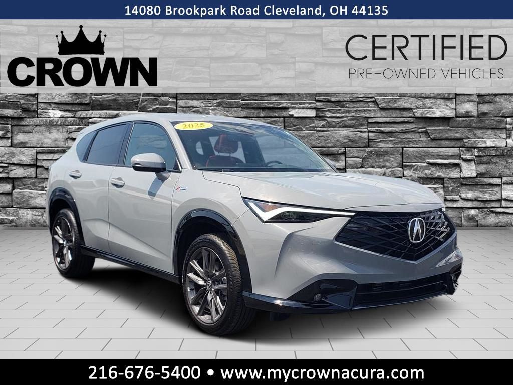 Urban Gray Pearl 2025 Acura ADX SH-AWD with A-SPEC Package SUV / Crossover All-Wheel Drive Continuously Variable Transmission