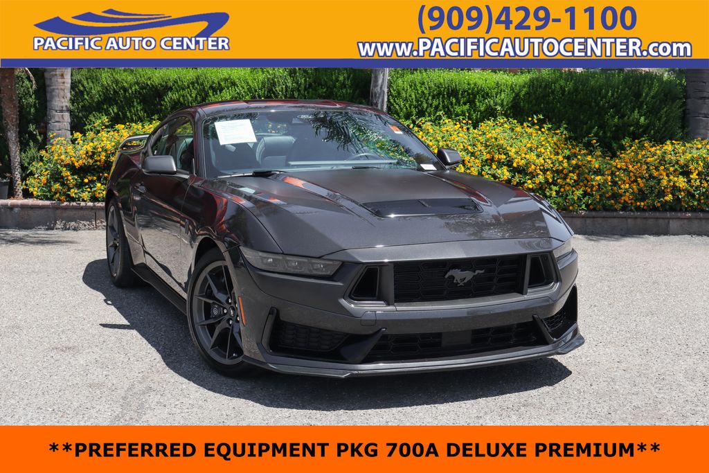 Gray Metallic 2024 Ford Mustang Coupe Rear-Wheel Drive Automatic