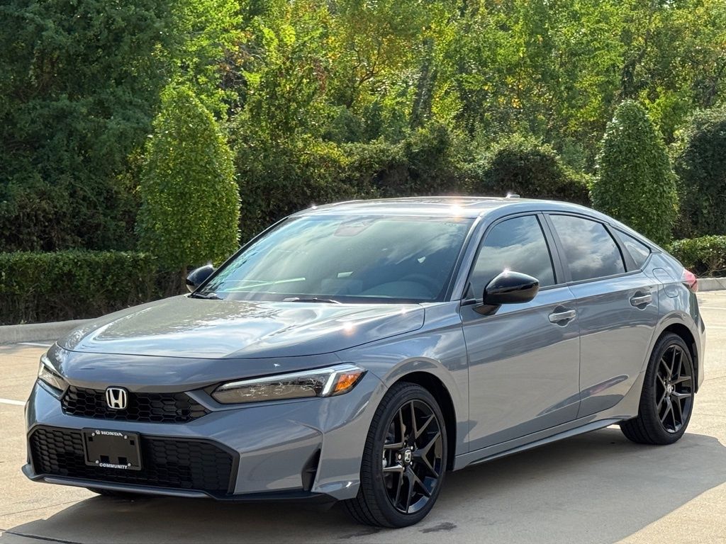 2026 Honda Civic Hybrid Sport Gray at Shottenkirk Kia Fort Bend