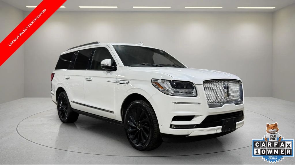 Pristine White 2021 Lincoln Navigator SUV / Crossover Four-Wheel Drive Automatic