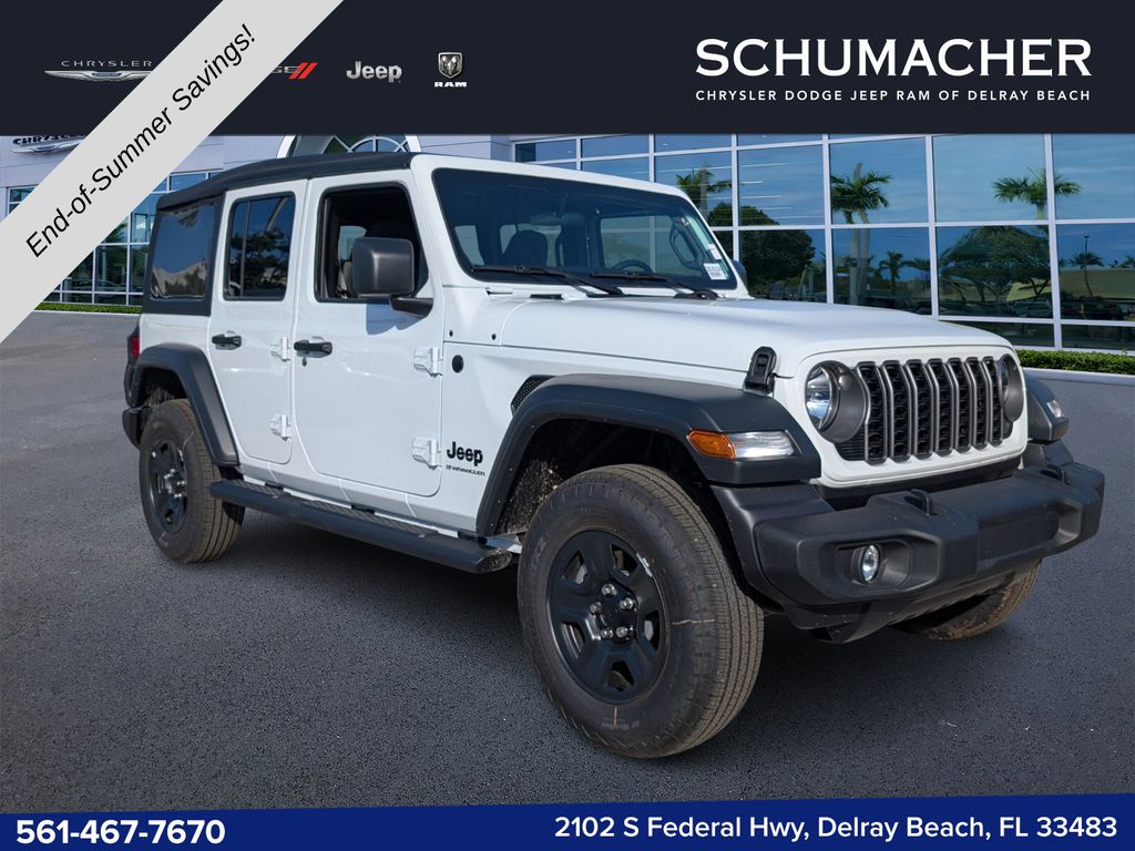 Bright White Clearcoat 2026 Jeep Wrangler SUV / Crossover Four-Wheel Drive 8-Speed Automatic