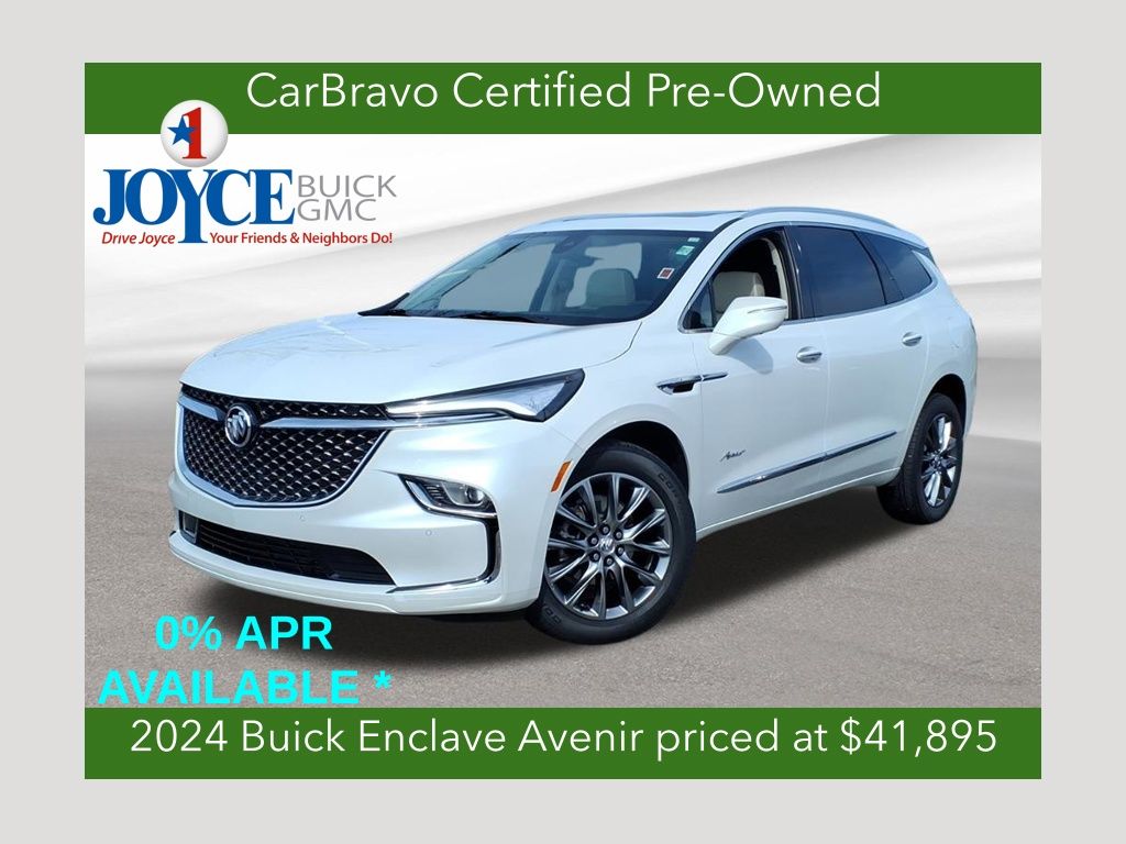 White Frost Tricoat 2024 Buick Enclave Avenir AWD SUV / Crossover Four-Wheel Drive 9-Speed Automatic