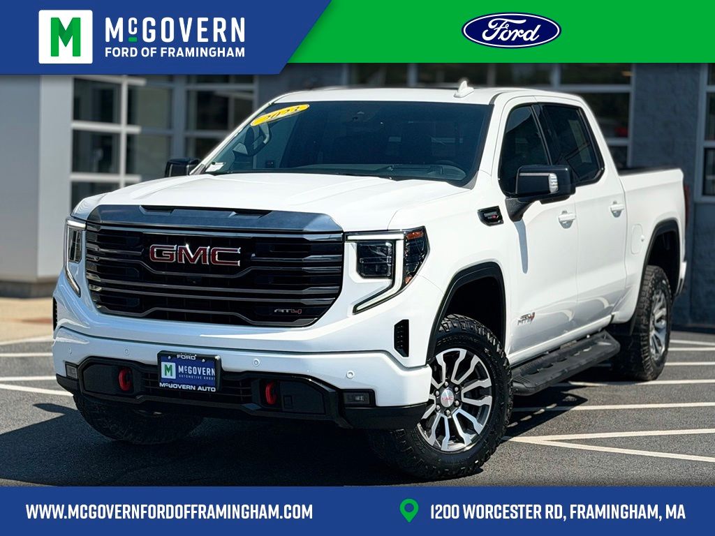 White 2023 GMC Sierra 1500 Pickup Truck Four-Wheel Drive Automatic