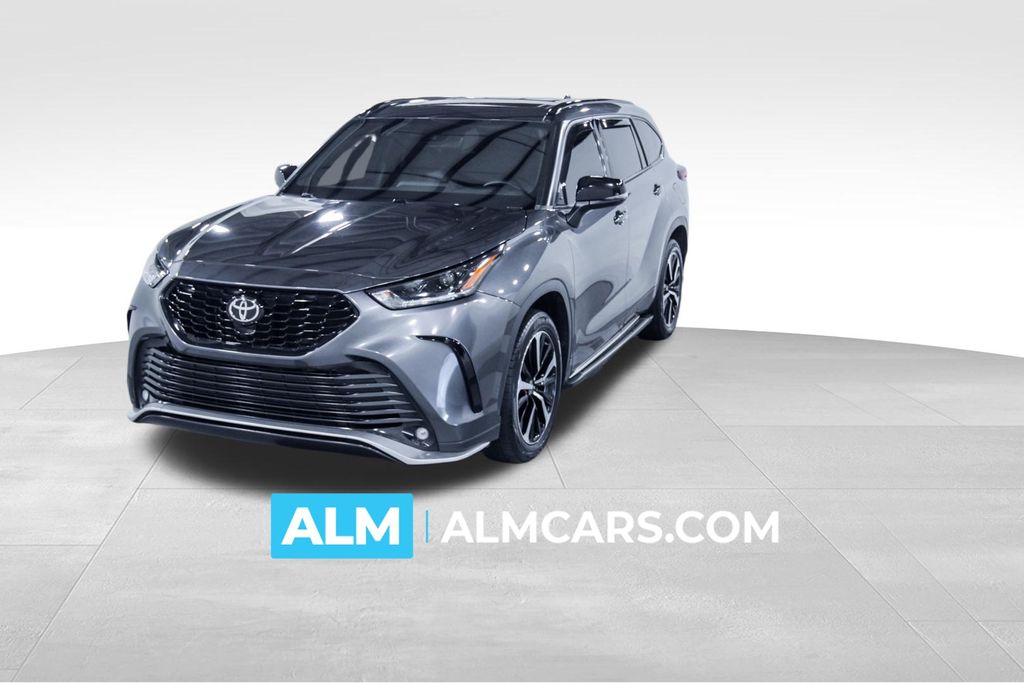 Magnetic Gray Metallic 2022 Toyota Highlander SUV / Crossover Front-Wheel Drive 8-Speed Automatic