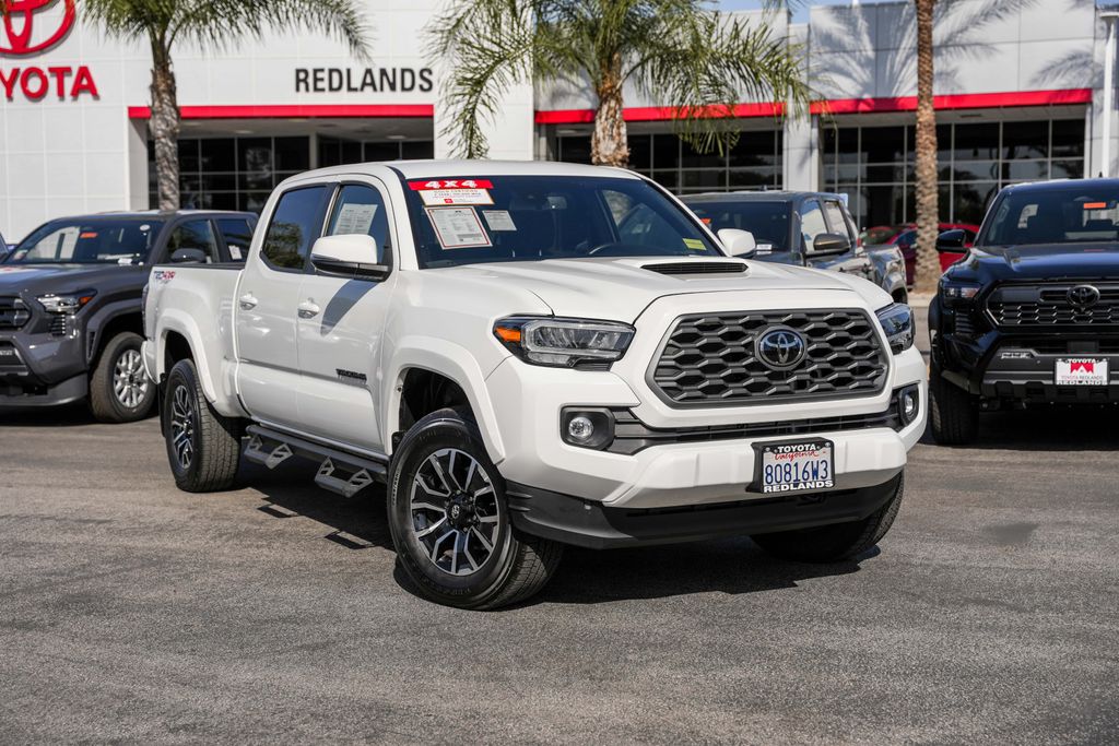 Ice Cap 2023 Toyota Tacoma TRD Sport Double Cab LB 4WD Pickup Truck Four-Wheel Drive 6-Speed Automatic
