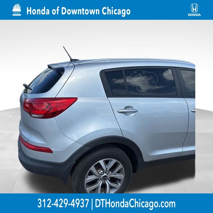 Bright Silver 2015 Kia Sportage SUV / Crossover Front-Wheel Drive 6-Speed Automatic
