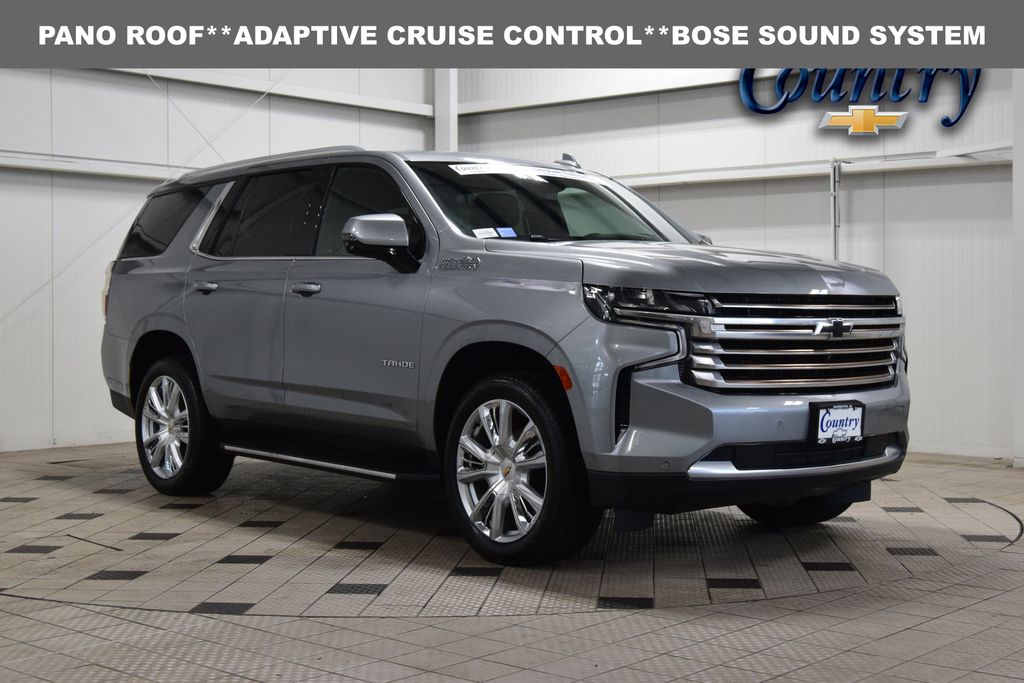 Sterling Gray Metallic 2024 Chevrolet Tahoe High Country 4WD SUV / Crossover Four-Wheel Drive Automatic