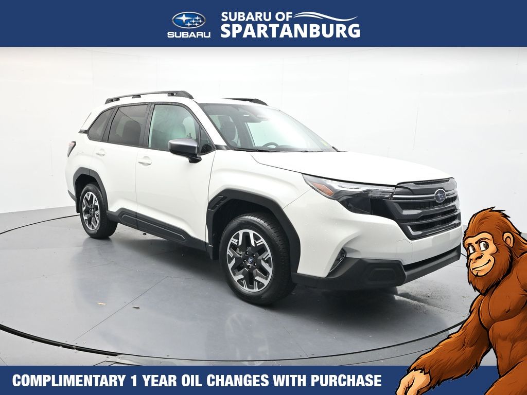 Crystal White Pearl 2026 Subaru Forester SUV / Crossover All-Wheel Drive Continuously Variable Transmission