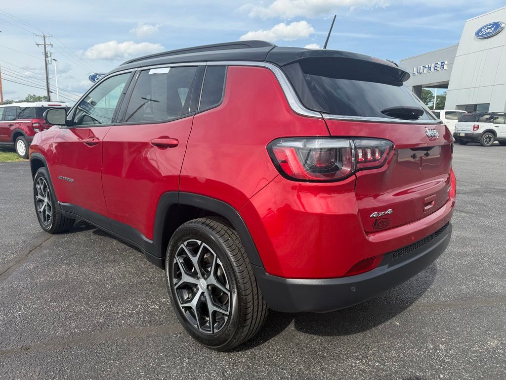 2024 Jeep Compass Limited Red at Klick Lewis Buick Chevrolet