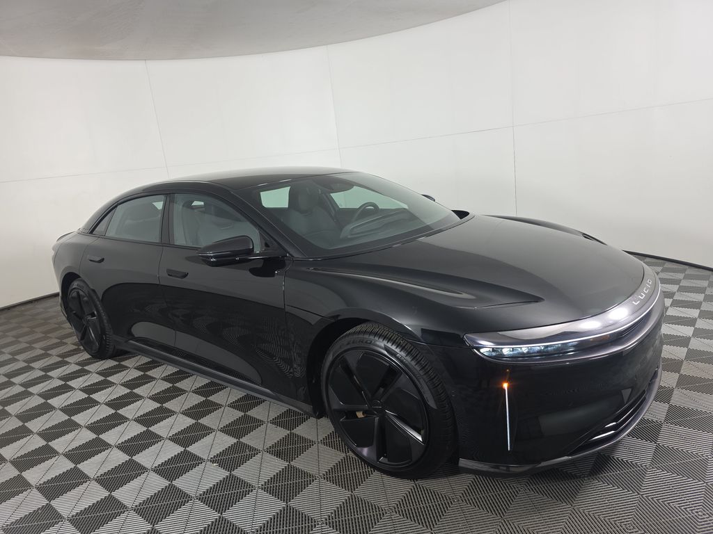 Black 2024 Lucid Air Sedan Rear-Wheel Drive 1-Speed Automatic