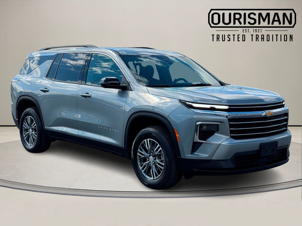 Sterling Gray Metallic 2024 Chevrolet Traverse SUV / Crossover Four-Wheel Drive 8-Speed Automatic