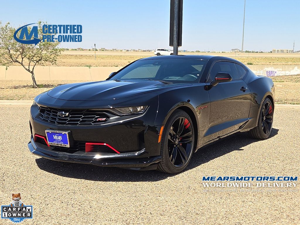 Black 2024 Chevrolet Camaro 2LT Coupe RWD Coupe Rear-Wheel Drive 6-Speed Manual