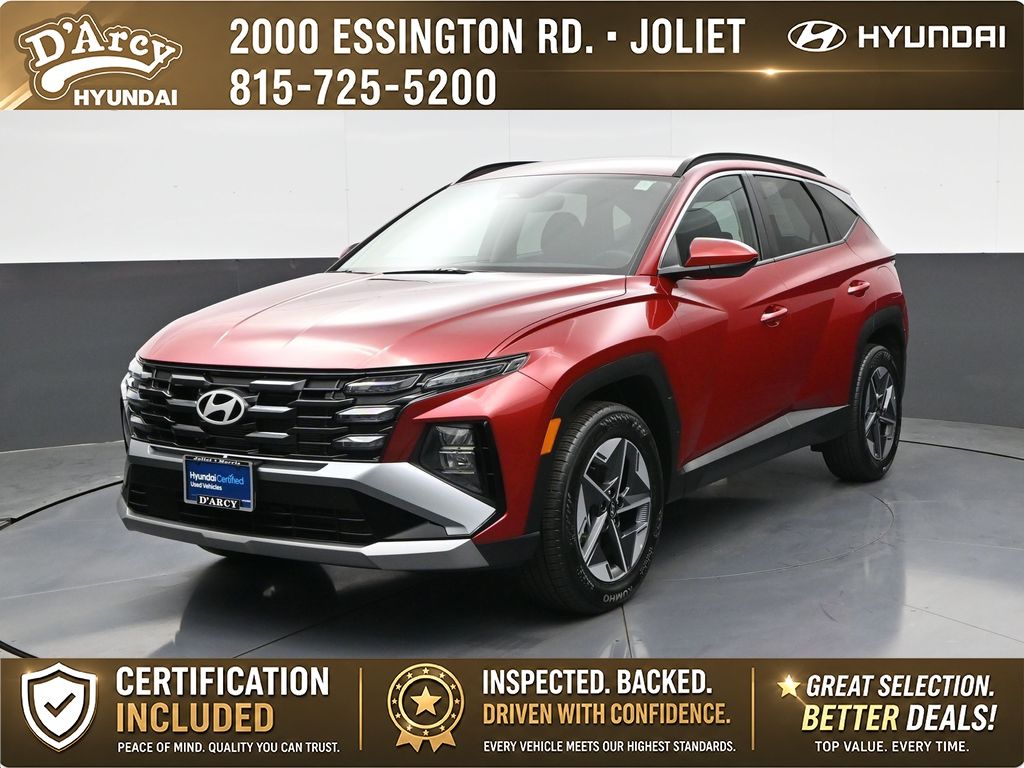 Ultimate Red 2026 Hyundai Tucson SUV / Crossover All-Wheel Drive 8-Speed Automatic