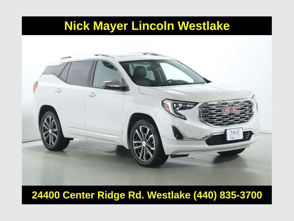 White Frost Tricoat 2020 GMC Terrain Denali AWD SUV / Crossover Four-Wheel Drive 9-Speed Automatic