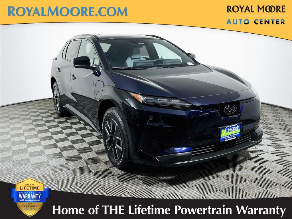 Midnight Tide Mica 2026 Subaru Solterra Premium AWD SUV / Crossover All-Wheel Drive 1-Speed Automatic