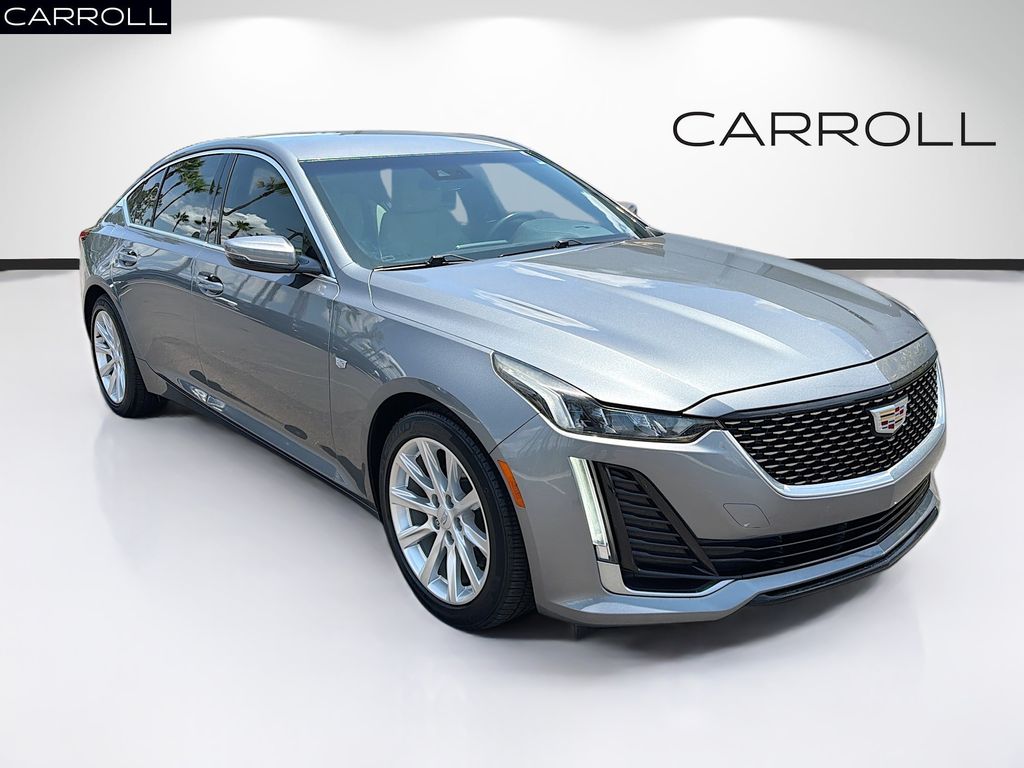 Gray (Satin Steel Metallic) 2020 Cadillac CT5 Sedan Rear-Wheel Drive Automatic