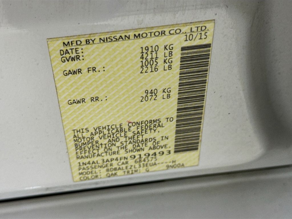 Used Car 2015 Nissan Altima  2.5 S For Sale Under $12,000 In Austin, Texas
