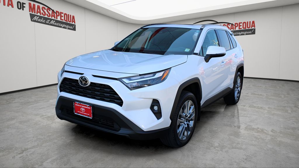 White (Wind Chill Pearl) 2023 Toyota RAV4 XLE Premium AWD SUV / Crossover All-Wheel Drive 8-Speed Automatic
